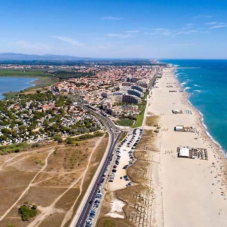Appart T2 Calme - Centre De Canet - Parking - Clim Bagian luar foto