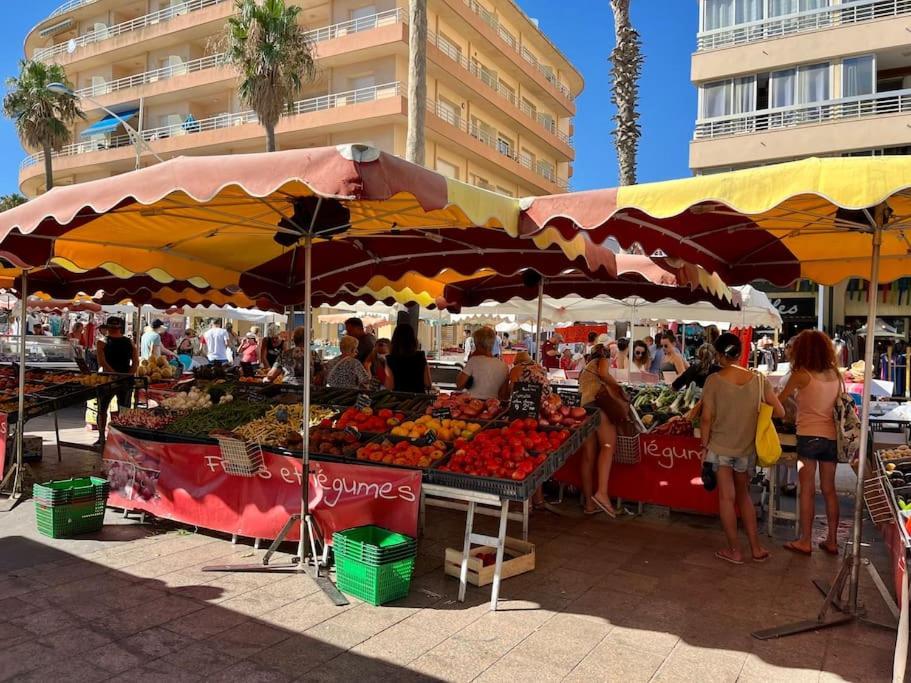 Appart T2 Calme - Centre De Canet - Parking - Clim Bagian luar foto